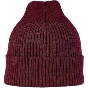 BUFF Adult Merino Wool Summit Reflective Beanie, Running Hat & Cycling Skull Cap, Winter Head Bonnet, One Size