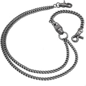 Lion Double Wallet Chain Trucker Biker Punk Key chain