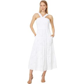 Lilly Pulitzer Women's Jenette Eyelet Halter Mid