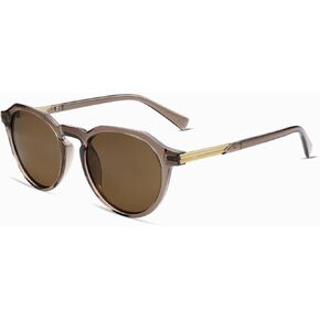 VANLINKER Trendy Round Polygon Polarized Sunglasses for Men Women Vintage Retro Sun Glasses VL9775