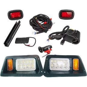 Golf Cart light Compatible Yamaha G19 G22 Complete ultimate LED Light Kit with Turn Signals, Hazard Flasher, Horn and Brake fits Fits Yamaha G14 / G16 / G19 / G22 Golf Cart