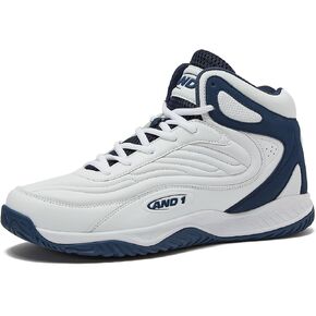 AND1 Pulse 3.0 Basketball Shoes for Men, Indoor or Outdoor, Street or Court Basketball Sneakers Men - Black, Red, or White Size 7 to 15