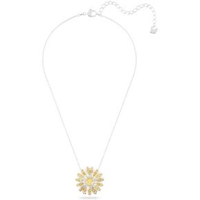 Swarovski 5642869 Eternal Yellow/Clear Crystal Flower Women's Pendant Necklace
