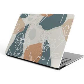 LanBaiLan Covers ONLY Compatible for 13.5 inch Microsoft Surface Laptop 5/4/3/2 with Alcantara Keyboard (Model: 1769/1867/1958/1950), Laptop Plastic Hardshell Protective Case, Aesthetic Flower
