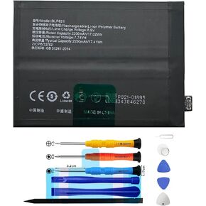 BLP821 Replacement Battery for OnePlus 9 LE2113 LE2117 LE2115,Rechargeable 0 Cycle Battery Compatible with OnePlus 9 LE2113 LE2117 LE2115 【Connector on The Left Side】 (Tmobile Version)
