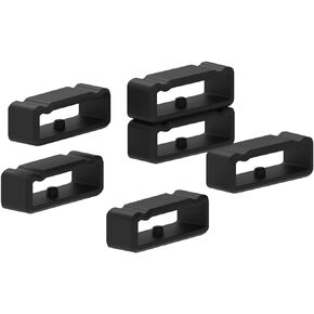 6-Pack Band Keeper Compatible with Suunto 9&9 baro/Suunto 7/Suunto D5/Suunto Core/Suunto Traverse/Suunto Ambit 3 2 1/Suunto Spartan Sport Wrist HR Fastener Ring Silicone Band Holder Clips Security Loop