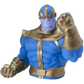 Marvel Thanos PVC Bust Bank,Multi-colored,4"