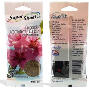 Super Sheet, Organic Under the Seat Car Air Freshener, Long Lasting Fragrance (Cherry, 3 Packs)