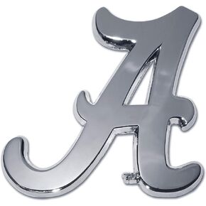 University of Alabama Chrome Metal Car Emblem