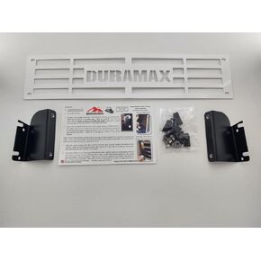 "Duramax" Powder Coated WHITE Stainless Steel Compatible with 2015-2019 Chevy Silverado 2500 3500 HD M2M #400-60-1-W