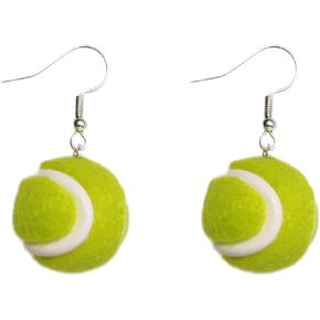 Tennis Earrings for Women and Girls Cute Tennis Lover Jewelry Gift Tennis Ball Earrings