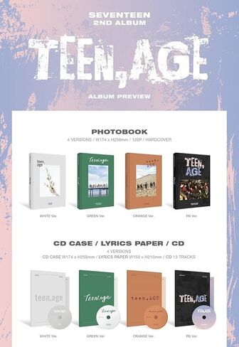 [Reissue] Seventeen - 2nd Album Teen, Age (Green ver.) in Kuwait