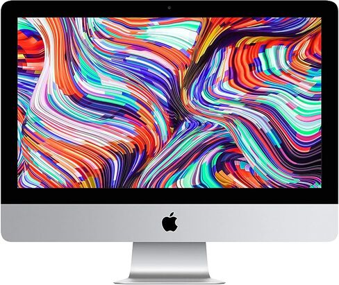 2019 Apple iMac بشاشة Retina 4K (21.5 بوصة، Intel Core i5، 8 جيجابايت رام، 256 جيجابايت SSD) فضي (متجدد) in Kuwait