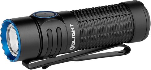 OLIGHT Warrior Nano Tactical Flashlight, 1200 Lumens Rechargeable LED Light with MCC Charger, Dual Switches EDC Flashlight for Emergency, Outdoors and Camping (Red) in Saudi Arabia