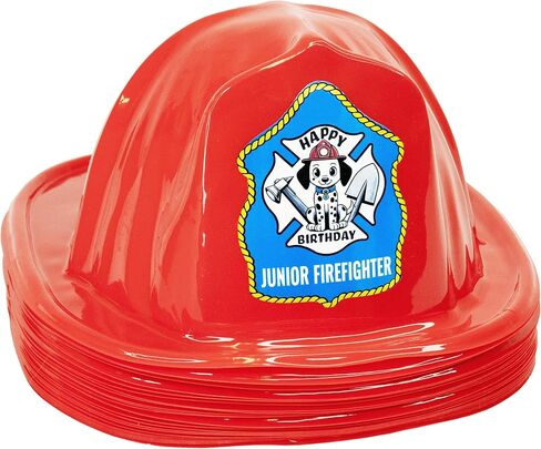 Kenco Kids Customizable Plastic Firefighter Hats -Choose your style, add your name or department in Kuwait