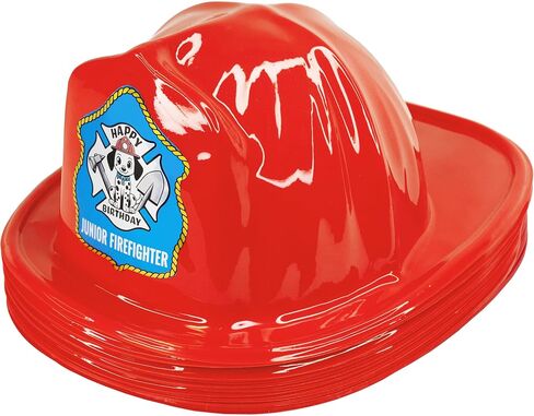 Kenco Kids Customizable Plastic Firefighter Hats -Choose your style, add your name or department in Kuwait