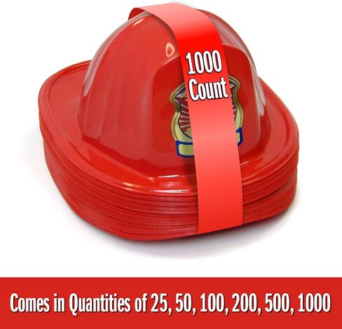 Kenco Kids Customizable Plastic Firefighter Hats -Choose your style, add your name or department in Kuwait