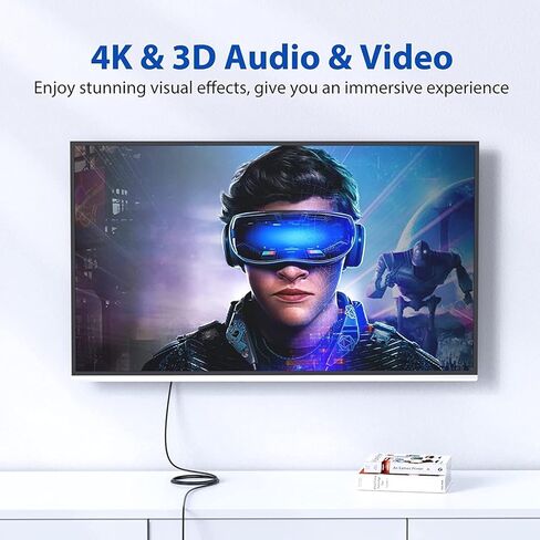 كابل DisplayPort بطول 6 أقدام، سلك 4K DisplayPort DP 1.2 بطول 6 أقدام [4K@60 هرتز، 2K@165 هرتز/144 هرتز] متوافق مع شاشة ألعاب الكمبيوتر المحمول والتلفزيون in Kuwait