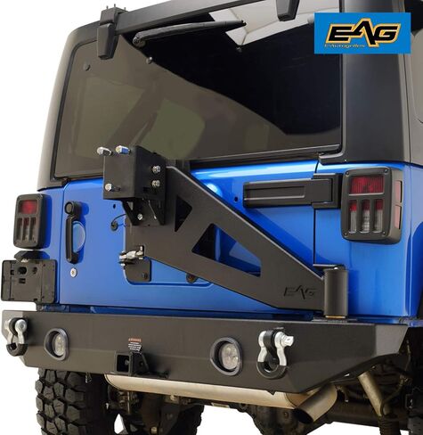 مصد LED خلفي من EAG مع حامل إطارات مع وصلة مناسبة لـ 07-18 Wrangler JK in Kuwait