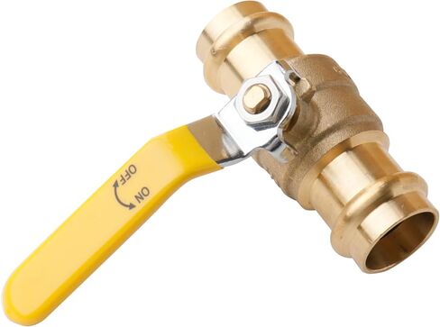 WHK 2 Pack 3/4" Press Propress Ball Valve Pro Press Ball Valve Fittings to Press into 3/4" Copper（Lead-Free,Pro Press Brass Ball Valve 3/4) in Kuwait