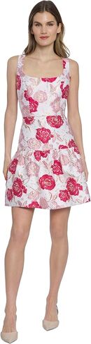 Donna Morgan Sleeveless Tiered Skirt Square Neck Cocktail Dresses for Women in Kuwait
