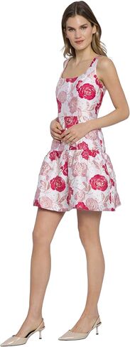 Donna Morgan Sleeveless Tiered Skirt Square Neck Cocktail Dresses for Women in Kuwait