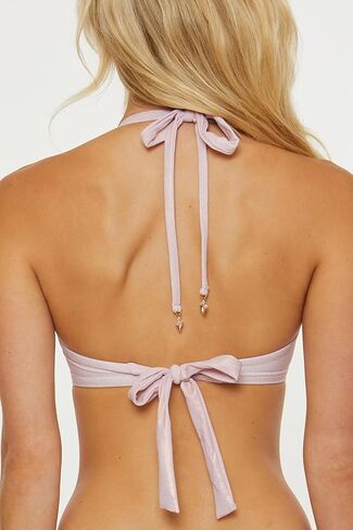 قطعة بيكيني علوية نسائية من ISABELLA ROSE بسلك سفلي من صدفة البحر القياسية، قابلة للتعديل، ورباط خلفي، وملابس سباحة منفصلة in Kuwait