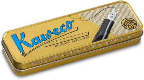 Kaweco DIA2 Fountain Pen Chrome I Premium Resin Fountain Pen for Ink Cartridges I Fountain Pen with Chrome Details I Nostalgic Fountain Pen 16 cm I Nib: M (Medium) in Saudi Arabia