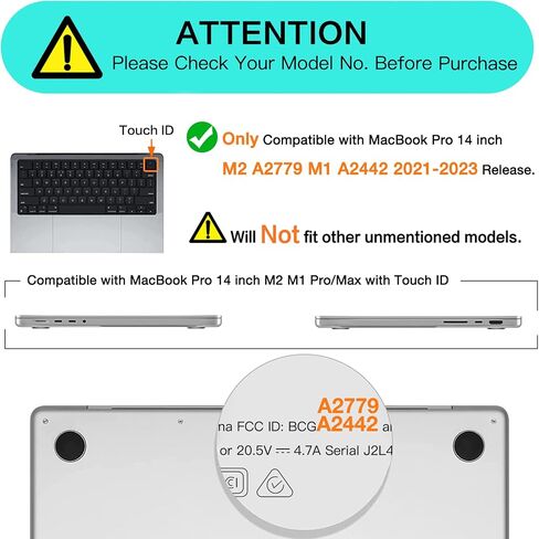حافظة MOSISO متوافقة مع جهاز MacBook Pro مقاس 14 بوصة 2024 2023 2022 2021 إصدار M3 A2918 A2992 M2 A2779 A2442، حافظة صلبة رخامية بلاستيكية بألوان مائية وحقيبة ولوحة مفاتيح وغطاء لكاميرا الويب وواقي شاشة، أزرق in Saudi Arabia