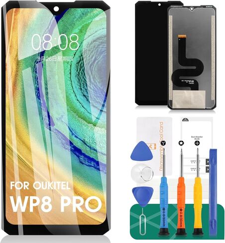 لاستبدال شاشة Oukitel WP8 Pro لـ Oukitel WP8 Pro 6.49 بوصة شاشة LCD تعمل باللمس مجموعة إصلاح مجموعات إصلاح أجزاء Oukitel WP8 Pro الرقمية باللون الأسود (بدون إطار) in Saudi Arabia