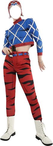 Anime Bizarre Adventure Guīdo Mista Cosplay Costume for Halloween Cosplay Party in Kuwait