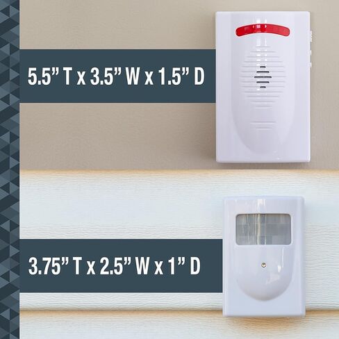 جهاز إنذار للممر من SABER، نظام مستشعر كاشف الحركة اللاسلكي مع تنبيه للممر، مقاوم للطقس للأمان في الهواء الطلق in Kuwait