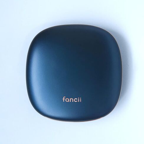 Fancii Compact Makeup Mirror with Natural LED Lights, 1x/ 10x Magnifying - Rechargeable, Portable, Lighted 4" Hand Mirror for Travel and Purses, Mila (Berry Crush) in Saudi Arabia