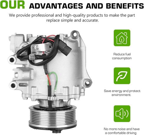 A/C كومبرسور لتكييف السيارة مخلب صالح ل 2006-2011 06 07 08 09 10 11 هوندا سيفيك 1.8L in Saudi Arabia
