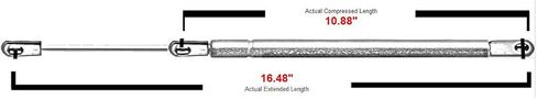 2 Pcs Rear Hatch Tailgate Lift Support Struts Shocks for 2000-2006 Toyota Celica Compatible with 6146 in Saudi Arabia