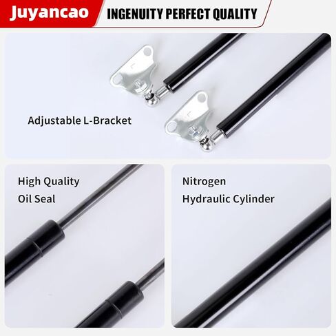 200N/45lb دعامات غاز 12 بوصة دعامة كبس بالغاز دعم الرفع للصدمات الغاز دعامة زنبركية للغاز 306 مم، مجموعة من 2 in Kuwait