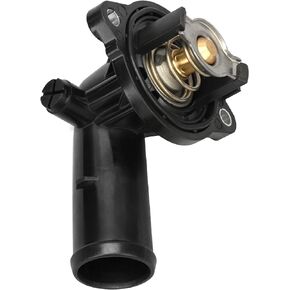 IRONTEK 5184651AG Thermostat Housing Assembly for 2012-2017 for Jeep Wrangler, 2018 for Jeep Wrangler JK, 2011-2015 for Jeep Grand Cherokee, 2011-2015 for Dodge Durango, 902-852 5184655AD 5184651AH