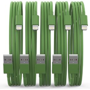 NKNZLY 5 Pack(6FT) Original[Apple MFi Certified] iPhone Charger,Lightning Cable Fast Charging Cord iPhone Charging Cable Compatible iPhone 14 Pro Max13/12/11 Pro Max/Mini/XS MAX/XR/XS/X/8/7