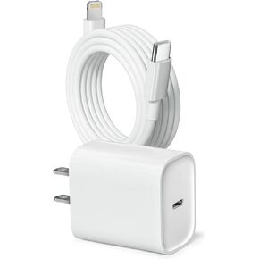 20W Charger P D USB C Wall Fast Charging Adapter with 6FT Type C to Cable