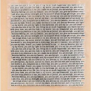 WooYangFun Craft 1pcs You are My Love Sentiment Background Clear Stamp for Card Making Decoration and Scrapbooking 15x15cm in Kuwait