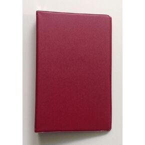 Mead 46001 Small 6-Ring Red Vinyl Loose-Leaf Memo Notebook with 6-3/4 x 3-3/4-inch Lined Paper (40 Sheets)