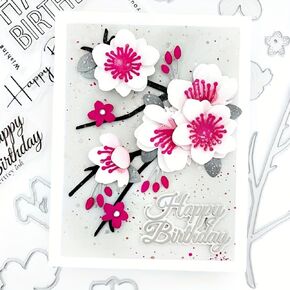 Flower&Leave Metal Cutting Die for Scrapbooking - Durable, Cut Stencils for DIY Scrapbook Photo Album Decorative Paper Card, Card Making Supplies, Embossing, Stencils & Crafting Die Cut