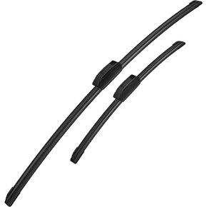 Windshield Wiper for BMW 530i 1975 | L6 1987 | L7 1986-1987 | 320i 1984,18"+18" Replace Front Windshield Wiper Blades J&U-hook (2-Pack)