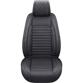 Aierxuan Jeep Wrangler Seat Covers Custom Fit 2007-2024 2/4 Door JK JLRubicon Recon 1941 Edition Willys Wheeler Unlimited Pickup Truck Waterproof Leather car Cushions 2 PCS Front Black-Red