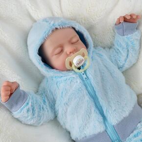 BABESIDE Lifelike Reborn Baby Dolls Boy, 20 Inch Realistic Newborn Real Life Poseable Doll for Boy Soft Vinyl and Cloth Body Baby Dolls with Clothes and Toy Gift for Kids Age 3+