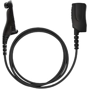 Cyclone Push-to-Talk (PTT) Microphone, Compatible with Motorola APX and APX Next, 32-Inch Cord, Dual-Switch Technology, 3.5mm Audio Port for Earpiece