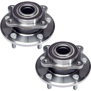 513286 x2 Front Wheel Bearing and Hub Assembly Compatible With 2009-2012 2013 2014 2015 2016 2017 2018 2019 2020 Do-dge Journey [5-Stud Hub]