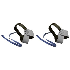 MECCANIXITY 2pcs ESD Anti Static Foot Heel Straps Anti Static Wrist Strap Band Adjustable for Grounding Removing Static Grey
