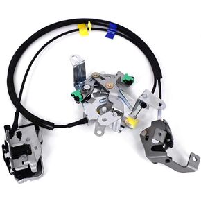 Left Driver Side Rear Door Latch Lock Cable Assembly Extended Cab Compatible with F-250 F-350 F-450 F-550 Super Duty 1999-2007 Replaces 6C3Z-28264A01-A