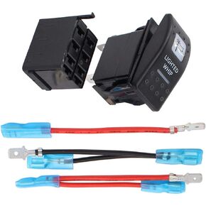MOTOKU Lighted Whip Rocker Switch 5 Pin for Can Am Commander 800R XT 1000 DPS Maverick X3 R Max 1000R Defender DPS HD8 XT HD10